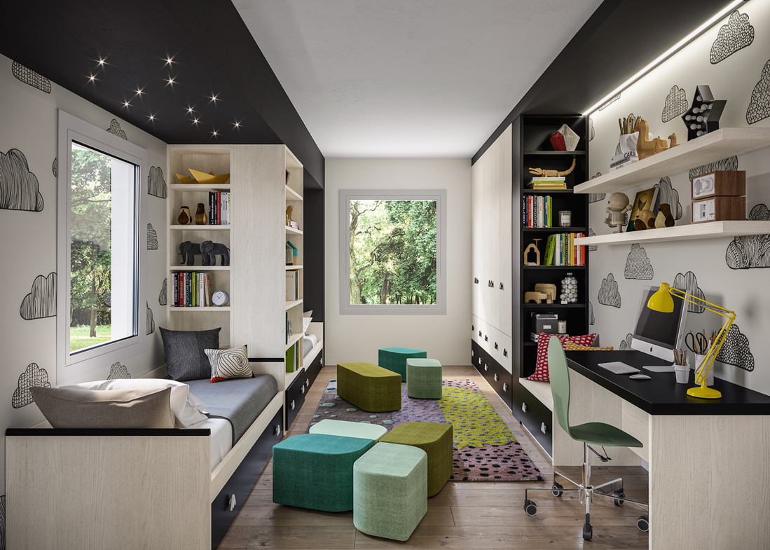 Chambre pour enfant TOP Giessegi Chambre pour enfant TOP Giessegi