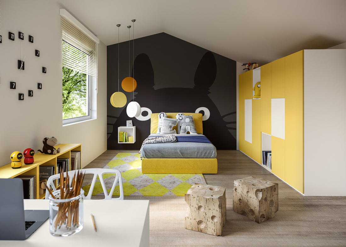 Chambre pour enfant JOB Giessegi Chambre pour enfant JOB Giessegi