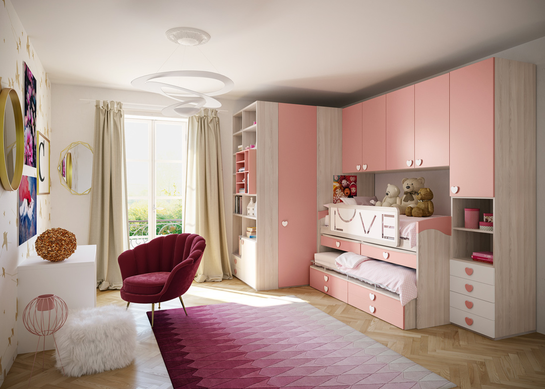 Chambre pour enfant solutions Pont  Giessegi