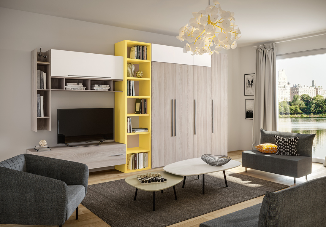 Chambre pour enfant transformable Giessegi Chambre pour enfant transformable Giessegi