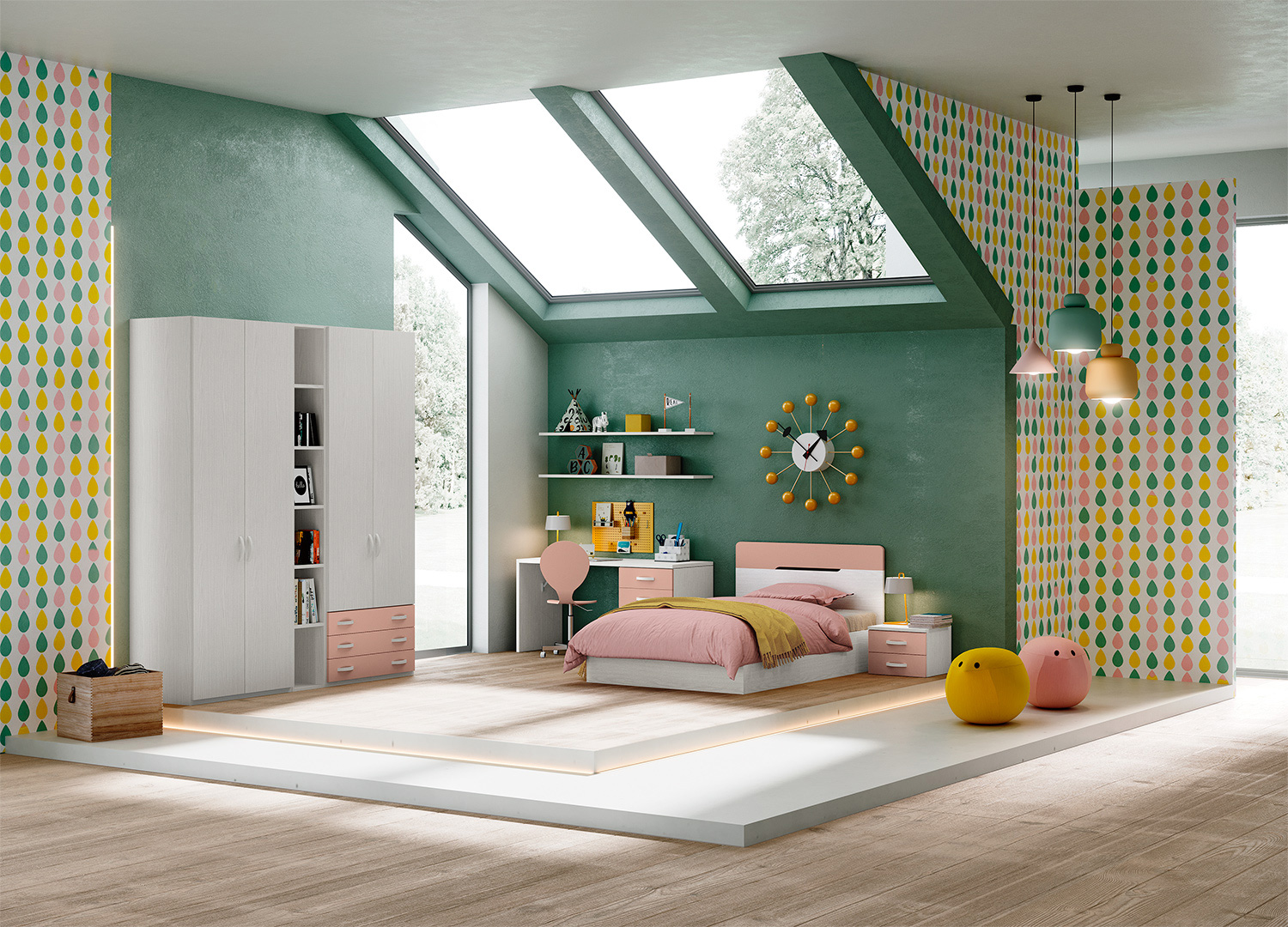  Chambre pour enfant Fly Giessegi Caen
