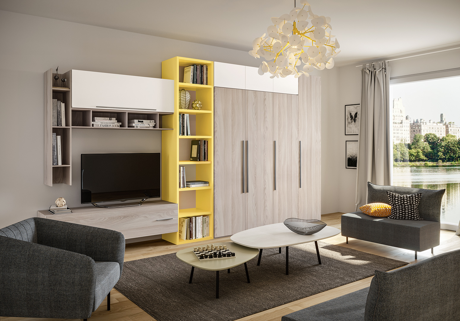 Chambre pour enfant transformable Giessegi Chambre pour enfant transformable Giessegi