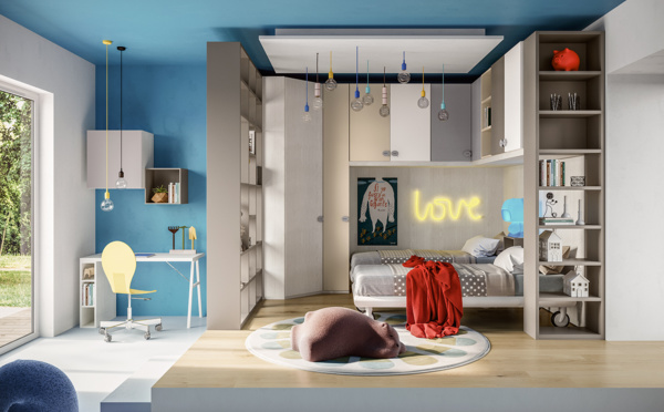 Chambre pour enfant solutions Pont  Giessegi